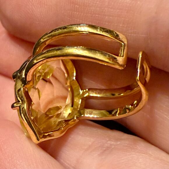 Stella & Dot Canary Arabesque Adjustable Ring Stella & Dot - Picture 5 of 8